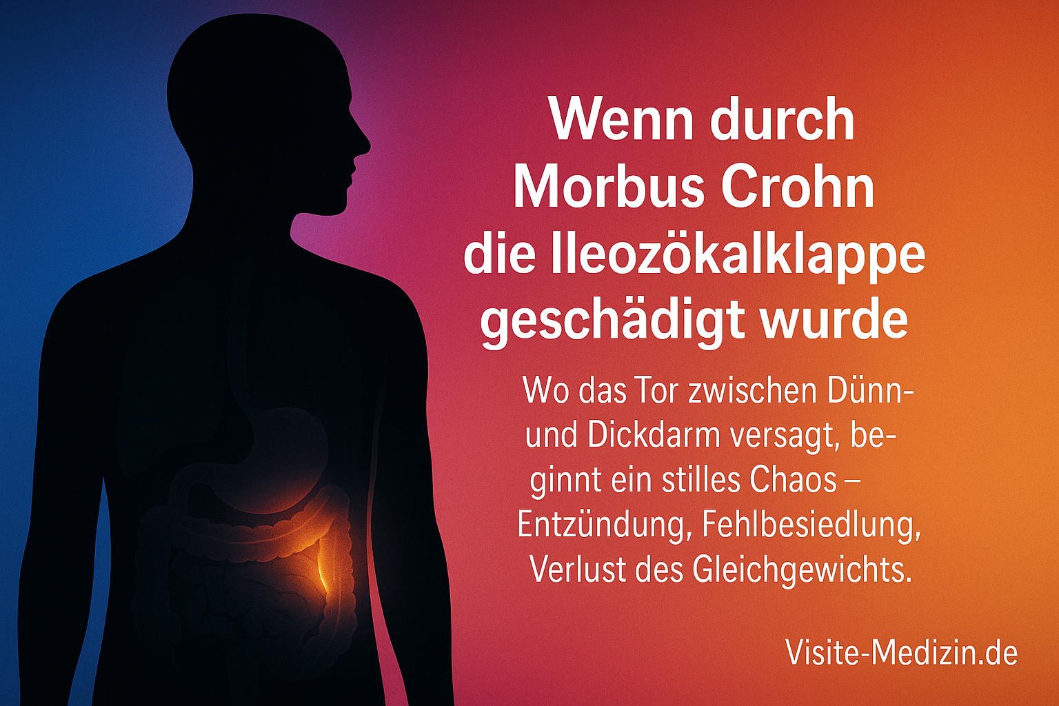 Morbus Crohn – wenn die Ileozökalklappe geschädigt wurde