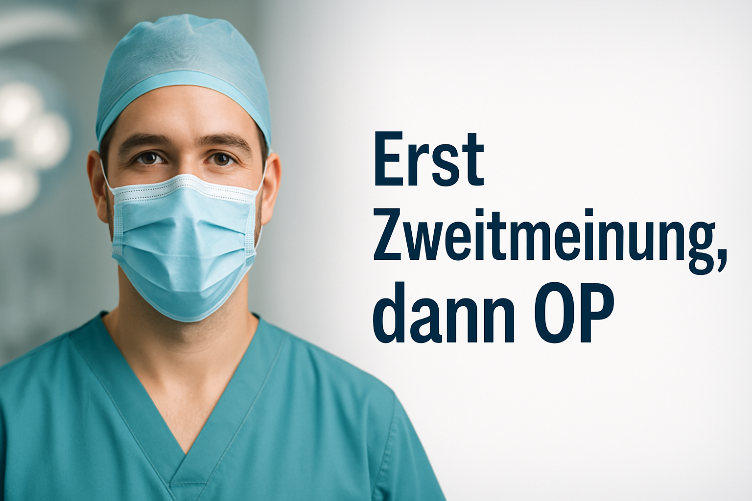 Zweitmeinung vor geplanter Operation